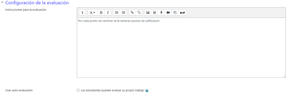Opción Parámetros de los envíos del Módulo Taller