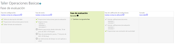 Opción de Disponibilidad del Módulo Taller