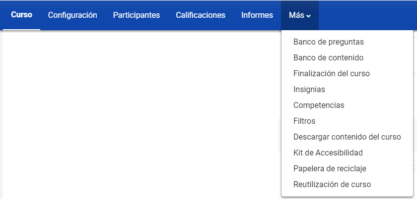 Administracion del Curso